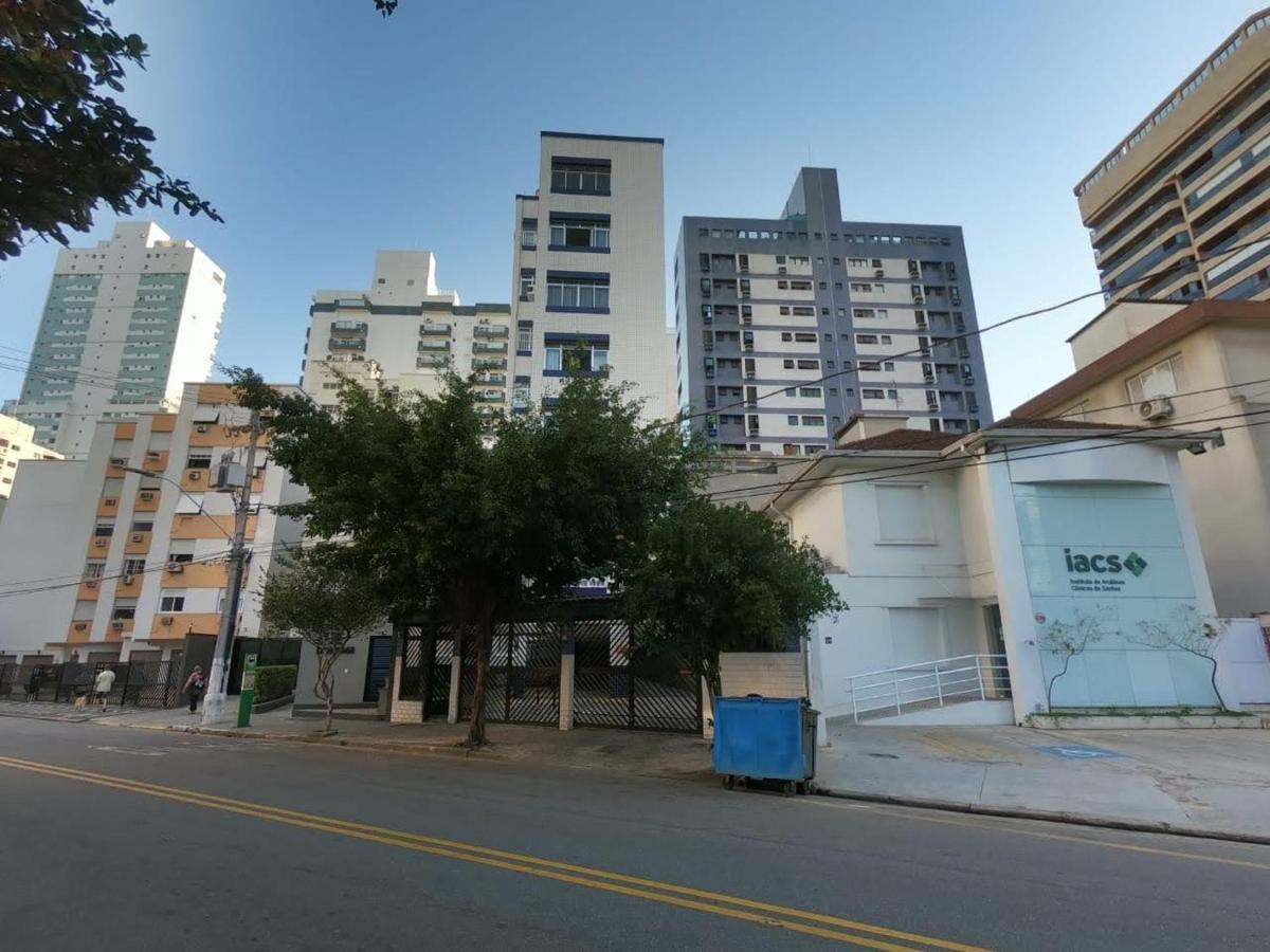 Sala living em prédio Familiar na Av da Praia Santos  Bagian luar foto